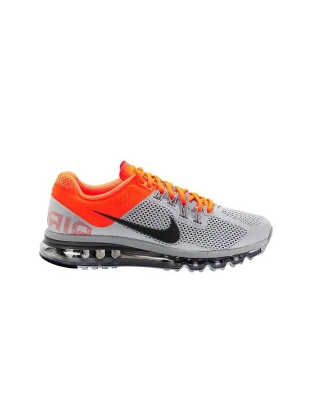 SIZE 12 Air Max Men's Running Shoes Gray Orange Size 9